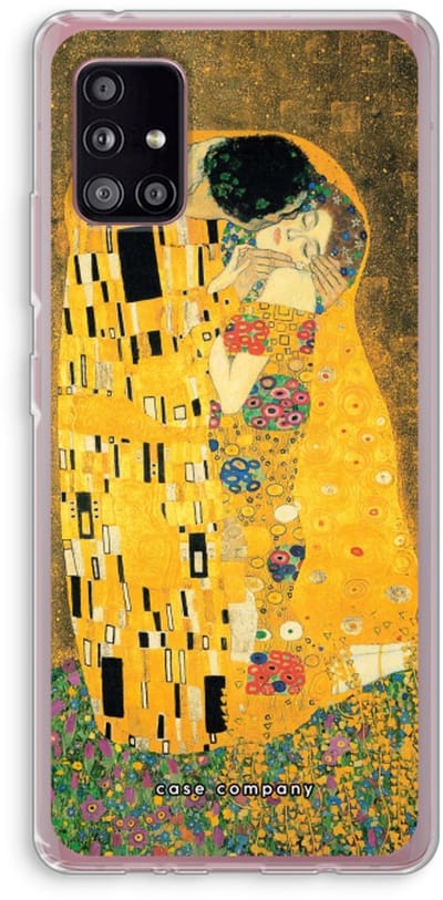 Case Company® - Hoesje geschikt voor Samsung Galaxy A51 5G hoesje - Der Kuss - Soft Cover Telefoonhoesje - Bescherming aan alle Kanten en Schermrand