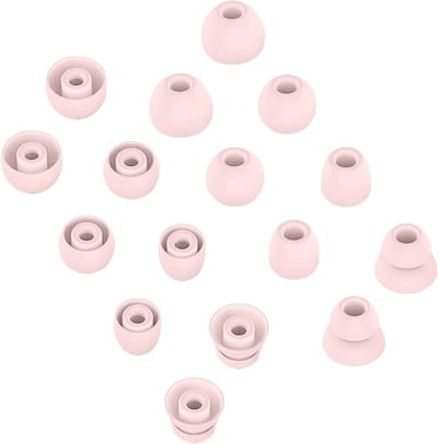 8 Paar Vervangende Silicone Oordopjes voor Draadloze Oordopjes - Zweetbestendig, Comfortabel en Makkelijk te Gebruiken