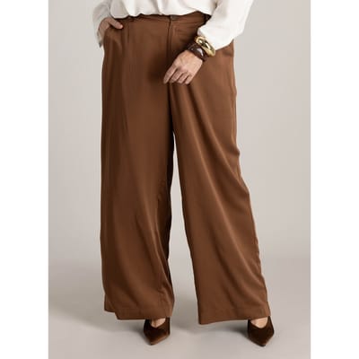 YEST CURVE Hasina Bottoms - Copper Brown - maat X-0(44)