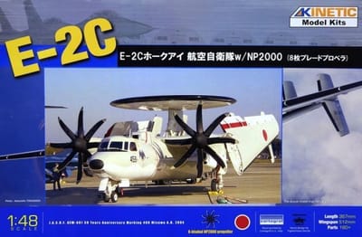 KINETIC K48014A E-2C JASDF NP2000 Props Bouwpakket Schaal 1:48