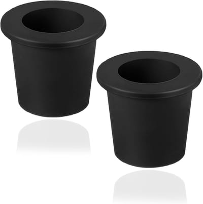 Gatenring voor Tafel - Zwart - Adapter voor Tafel met Gat van 5,1 tot 6,3 cm - Stabiliserende Wigafstandhouder voor Parasol