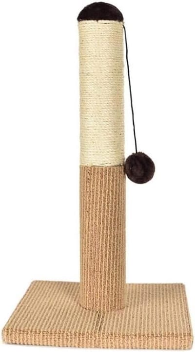 Katten Krabpaal - Speeltoren Activiteitscentrum - Meubels Beschermen - Stabiele Basis - 30 x 18 x 15 cm - Grijs