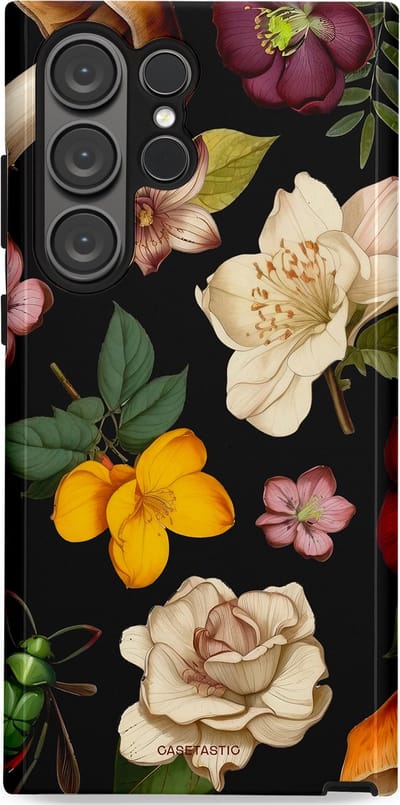 Casetastic Hoesje Geschikt voor Samsung S23 Ultra - Stijlvolle Beschermende Duo-layer Case - Bosrijke betovering