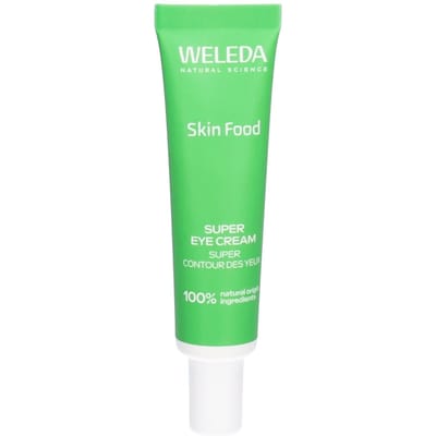 WELEDA Skin Food Oogcontourcrème - Cafeïne & Hyaluronzuur - Vermindert Wallen, Donkere Kringen & Tekenen Van Vermoeidheid - Voedt Intensief - 100% Natuurlijke Ingrediënten - 12 ml