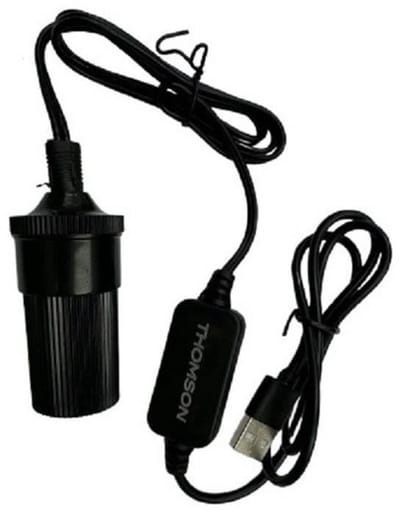 Converter - THOMSON - USB naar 12 V - 10 W - 120 cm kabel
