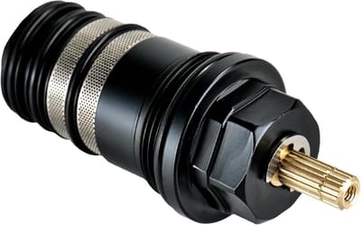 Thermostaatkraan Binnenwerk - Regelklep Douche - Constante Watertemperatuur - Messing Schacht - 3/4 inch - Zilver
