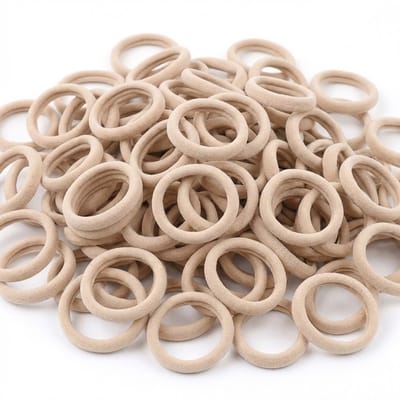 Set van 50 beige haar elastiekjes – elastische haar accessoires voor dames en meisjes – zachte en rekbare haarelastiekjes zonder metalen delen – beige
