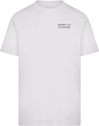 Mister Tee - Born To Change Heren Tshirt - XS - Wit
