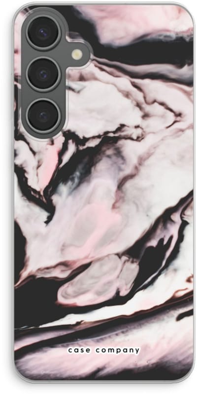 Case Company® - Hoesje geschikt voor Samsung Galaxy S24 Plus hoesje - Roze stroom - Soft Cover Telefoonhoesje - Bescherming aan alle Kanten en Schermrand