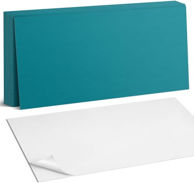 Coloray Plaktegels - Turkoois Zelfklevende Wandtegels - 40 cm x 20 cm - Turkoois Plaktegels - 10 stuks - Rechthoek PVC Tegels - Plaktegels Badkamer - Vloertegels Zelfklevend - Vinyl Tegels Zelfklevend - Portugese Tegels