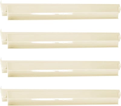 Mahjong Stenen en Duwer - Dominospel Accessoireset - Tegels Organiseren - Langdurig Geurloos Materiaal - 473x8cm - Ivoor