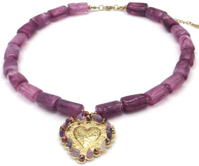 Ketting - RVS - hart - 40-45cm - dames - sieraden - stijlvol - subtiel - cadeau – valentijn – cadeau