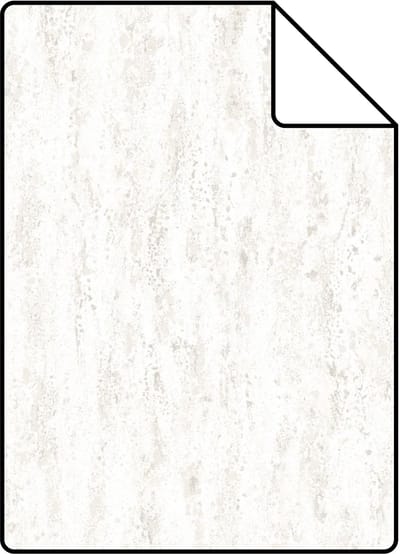 Proefstaal Origin Wallcoverings behang travertin natuursteen gebroken wit - 26,5 x 21 cm - 347584-S