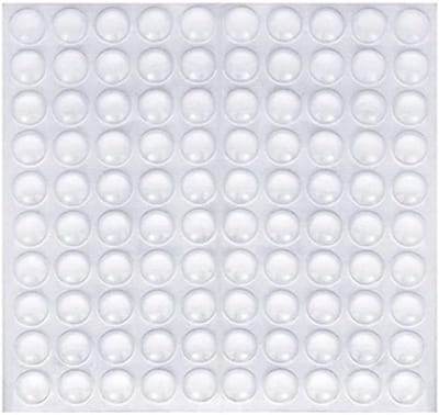 Set van 100 Transparante Zelfklevende Rubber Dempers voor Meubels, Laden en Kasten - Beschermende Pads tegen Krassen en Stoten