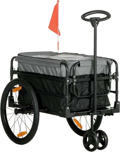 Fietskar voor kinderen - Kinderfietskar - Kinderbuggy - Fiets aanhanger - Reisset