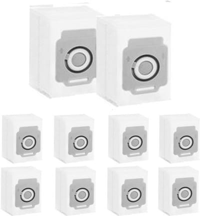 6 stofzuigerzakken geschikt voor iRobot Roomba i7 i7+ i3 i3+j7 J7+S9 S9+Clean Base, stofzuiger afzuigstation, vervangende stofzakken zakken, grote capaciteit, reservezak, stofzuigerzakken, past perfect