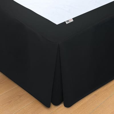 Bedrok Bodemhoes - Bedrok Bodem Cover - Slaapkamer Opfrissen - Bedbodem Verbergend - 160 x 200 cm - Zwart