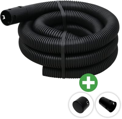 Deltaline Drainagebuis Blind PE – 50 mm – 1 m – Incl. Eindkap & Sok Klikmof 50 mm PP - 1 t/m 25 m - Drainage Kaal
