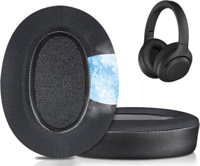 Comfortabele Gel Oorkussens voor Sony Hoofdtelefoons - Geluidsisolatie, Zwart, Geschikt voor WH-XB900N, WH-CH710N, WH-CH720N en WH-RF400