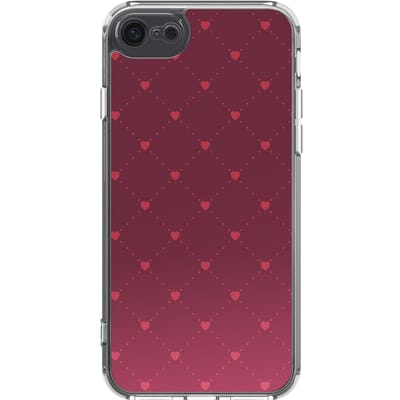 imoshion Hoesje - Geschikt voor Apple iPhone SE (2022) / SE (2020) / 8 / 7 - Design hoesje - Crush Check Coral Dust
