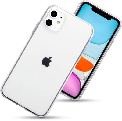 MobyDefend Hoesje - Geschikt voor iPhone 11 - Transparante TPU Backcover - Volledig Doorzichtig