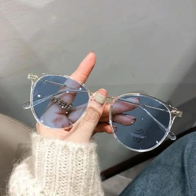 Dames Anti Blauw Licht Fotochrome Bril Myopie Zonnebril Sterkte 0 Tot -6 0 Buiten Slim Veranderende Kleur -6