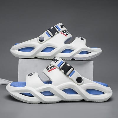 Nieuwe Heren Massage Slippers Indoor Outdoor Sandalen Strand Comfortabel Zacht Slides Klompen Casual Schoenen Heren Dames Huis Slippers 42-43 gray