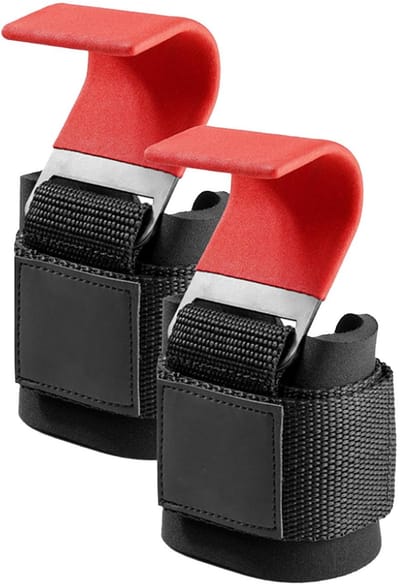 Dailygoods - Optrekhaken Krachttraining - Set van 2 Fitness Lifting Straps voor Deadlift