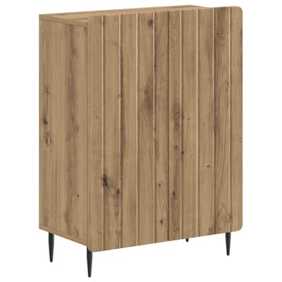 vidaXL - Badkamer - Opbergkast - ZWOLLE - Artisanaal - eiken - 59,5 - x - 31 - x - 79,5 - cm