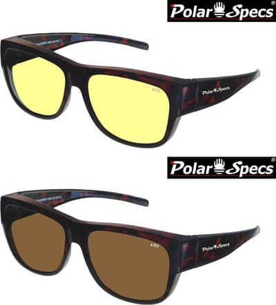 Combinatievoordeel Polar Specs® Overzet Nachtbril + Overzet Zonnebril PS5096 – Tortoise Bruin – Polarized – Large – Unisex