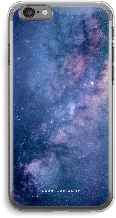 Case Company® - Hoesje geschikt voor iPhone 6 PLUS / 6S PLUS hoesje - Nebula - Soft Cover Telefoonhoesje - Bescherming aan alle Kanten en Schermrand