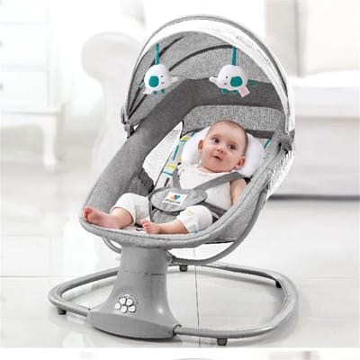 DHN Babystoel - Babywieg - Schommelstoel Voor Baby - Elektrische Babyschommel - Babyschommel stoel - Wipstoel baby