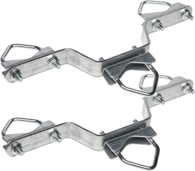 WL4 ML15-TE-CLAMP set van 2 klemmen voor montage top buis element in WL4 truss roostermast