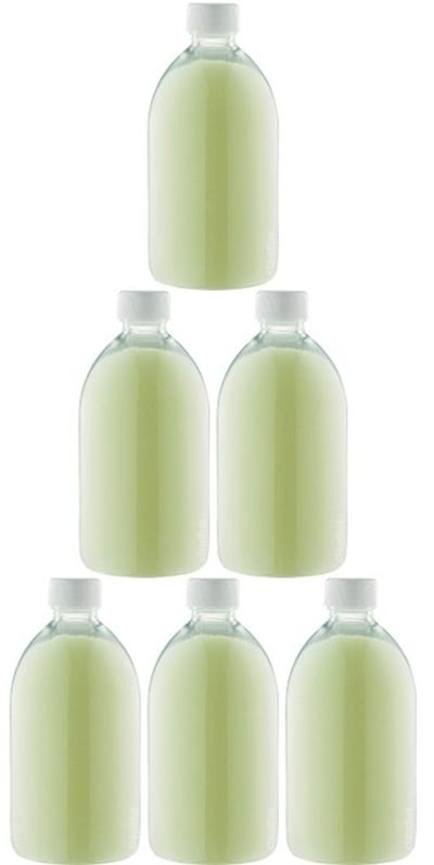 Scrubzout Zen Moment - 650 gram - Fles met witte dop - set van 6 stuks - Hydraterende Lichaamsscrub