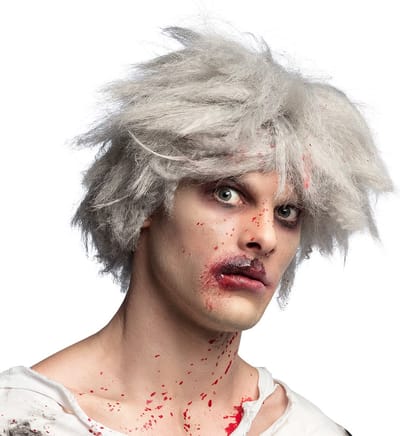 Boland - Pruik Zombie - Laagjes - Halflang - Mannen - Zombie - Ondode - Themafeest - Cosplay - Halloween - Horror - Monster - Verkleden