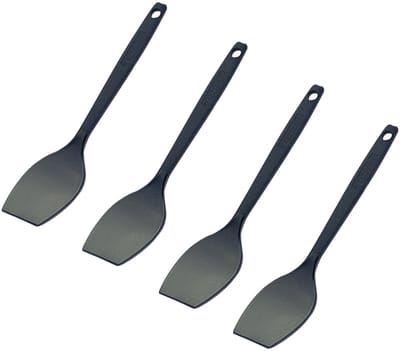 Westmark Gourmetspatels/minispatels, 4 stuks, lengte: 16,6 cm, kunststof, Gourmetta, zwart, 20452270