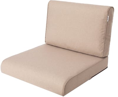 Hobbygarden Tuinkussen Nel Beige 50x50cm - Geschikt voor oa. Wicker tuins-sets & Stoelen - Waterafstotend - UV Bestendig