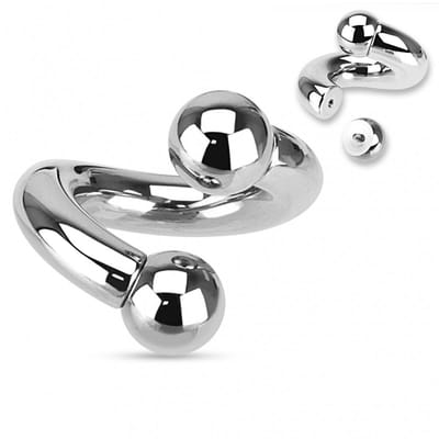Chirurgisch Stalen Twister 4x12 MM - LMPiercings