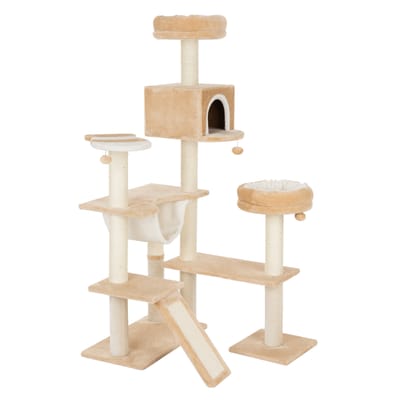Peperkoekhuisje Krabpaal met Ladder Beige H165 x L98 x B82 cm