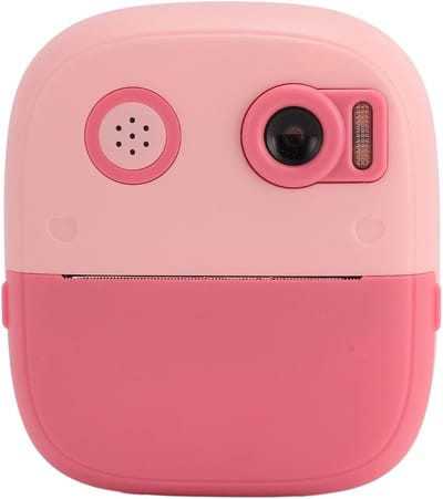 Kinder Camera - Direct Print Camera - Foto's Maken - Dubbele Lens Autofocus - 2.4 Inch IPS Scherm - Roze