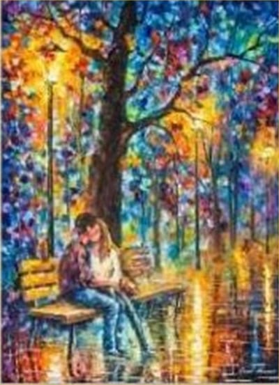 VDTOYS® DIAMOND PAINTING volwassenen - VDTA117 - vierkante steentjes - full - groot formaat - nieuwe tekeningen - 45 op 55 cm (canvas) - 40 op 50 cm (foto)