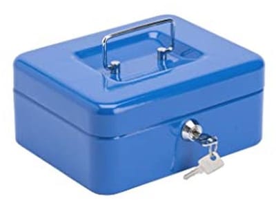 Kassabox 8 Inch - Blauw voor Thuis en Kantoor