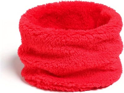 Livano Nekwarmer - Dames - Fleece - Motor - Bandana - Masker - Colsjaal - Sjaal - Gewatteerd - Skiën - Warm - Rekbaar - Rood