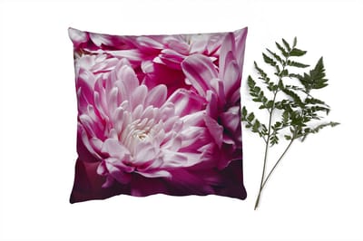 Sierkussens - Kussentjes Woonkamer - 40x40 cm - Bloemen - Roze - Natuur