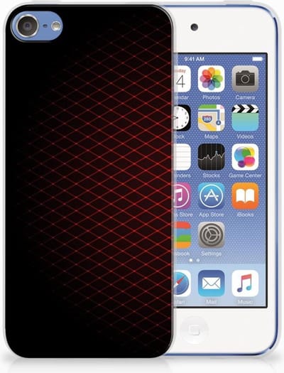 Apple iPod Touch 5 | 6 TPU bumper Geruit Rood