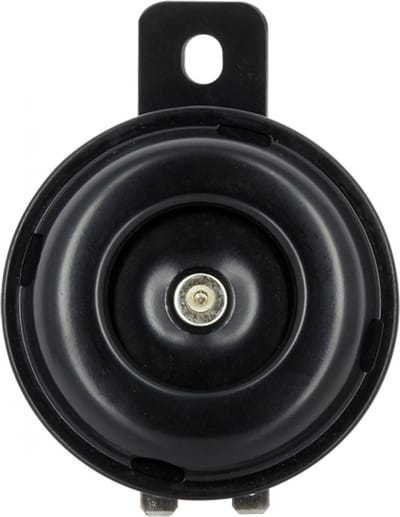 Claxon signaalhoorn Sifam rond 12V DC 105dB Ø70mm zwart voor motor Nieuw