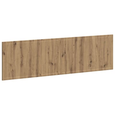vidaXL - Wandgemonteerd - Hoofdbord - EDE - Artisanaal - eiken - Bewerkt - hout