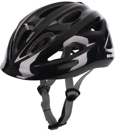 Oxford Zuno Junior Fiets helm – Fatbike helm - E-bike helm - Kleur: Glans Zwart – Geschikt voor de Helmplicht in 2027 - Hoofdomtrek: 48 cm t/m 54 cm – Verstelbaar met Dial-Fit – Lichtgewicht & Veilig
