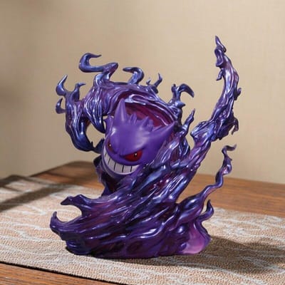 Pokmon Gengar Paarse Geest Stijl Geest Klauw Beeldje Anime Model Bureau Decoratie Verzamelaar Model Speelgoed Verjaardagscadeau Voor Fans blue