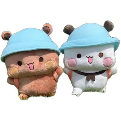Schattig Bubu Dudu Pluche Speelgoed Melk Bubble Tea Pluche Beerpop Yier Panda Knuffel Schattige Cartoon Knuffel Huisdecoratie Kinder Kerstcadeau 20CM